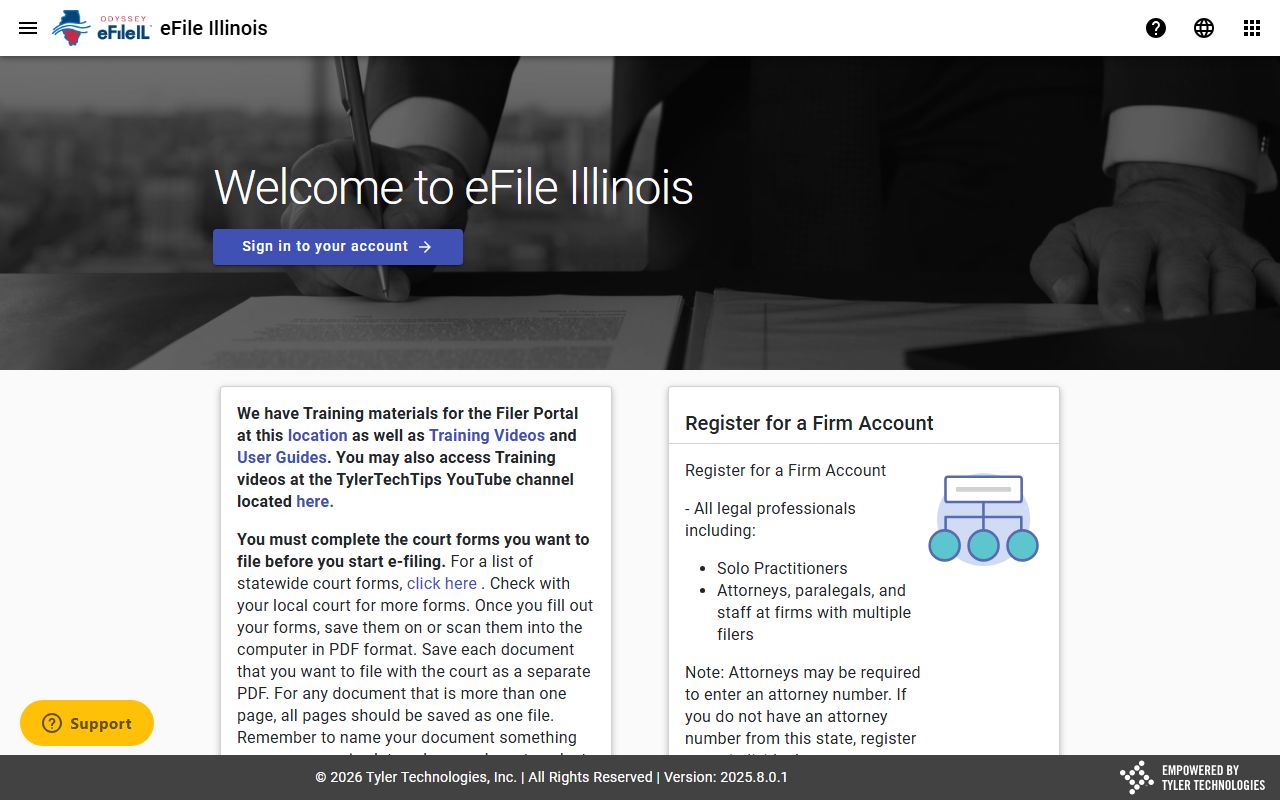 eFileIL portal for filing Illinois probate court records